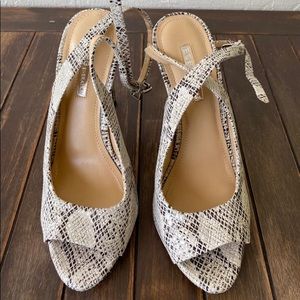 BCBGeneration Ankle Strap Heels Sandals